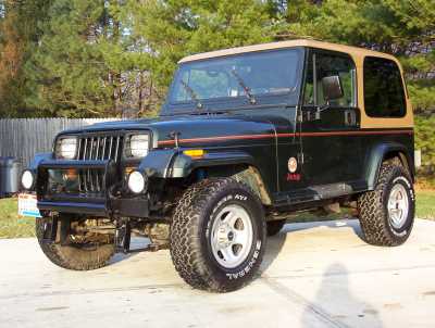 YJ 2 Inch Lift 31 Inch Tires