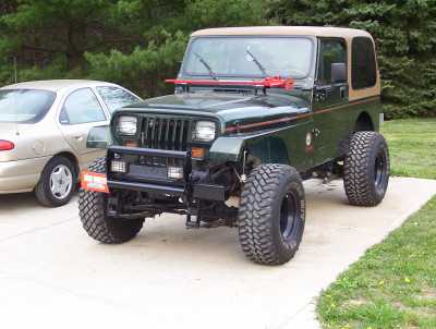 TJ Flares on a YJ