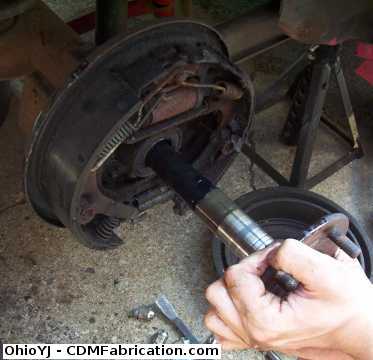 Removing Axleshaft