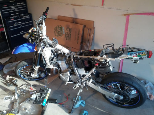 DRZ Tear down for maintenance