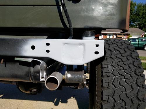 Repair Jeep Crossmember Finished