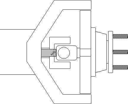 If the wheel bearing is stuck a socket may help