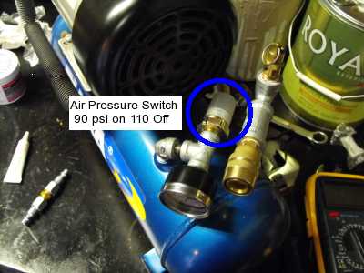 puma air compressor pressure switch