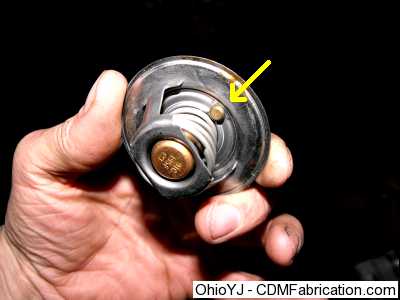 Replacing a Thermostat - Quadratec Jeep Forum