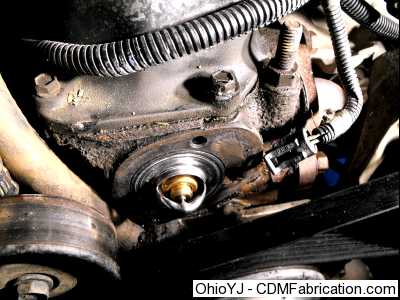 Replacing a Thermostat - Quadratec Jeep Forum