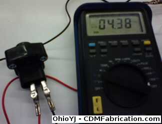 Start TPS by measuring resistance between pins 1 and 2