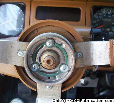 Remove the horn button