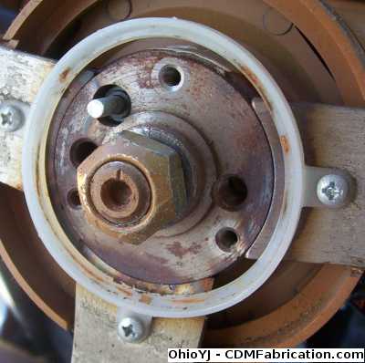 Remove the three phillips head screws