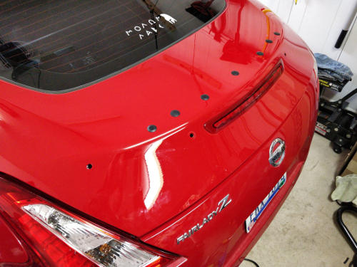 Filling Spoiler Hatch Holes