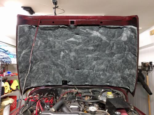 Jeep Hood Insulation