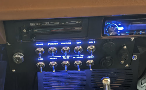 YJ Custom Switch Panel