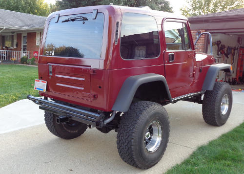 Restored Wrangler Rear View